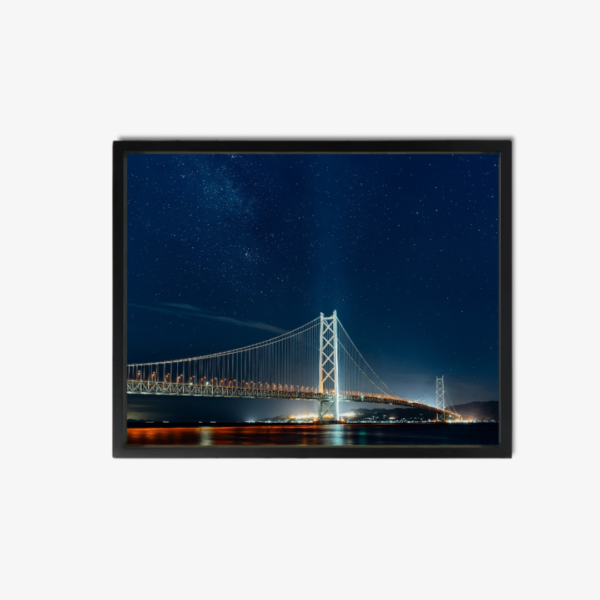 Framed Wall Art Golden Gate Canvas